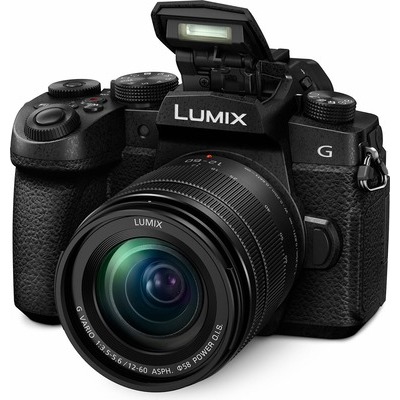 Fotocamera mirrorless Panasonic Lumix DC-G90 con ottica Panasonic Lumix G Vario 12-60mm f/3.5-5.6 OIS