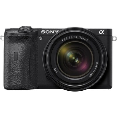 Fotocamera mirrorless Sony ILCE 6600 con obiettivo SEL18135 F3.5-5.6 OSS colore nero