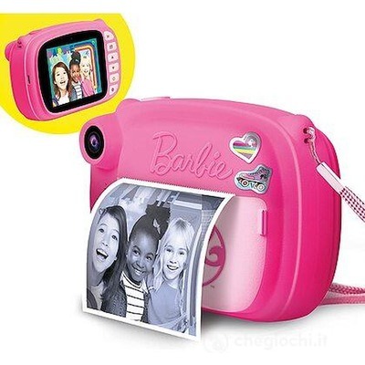 Fotocamera per bimbi Lisciani Barbie Print color e rosa