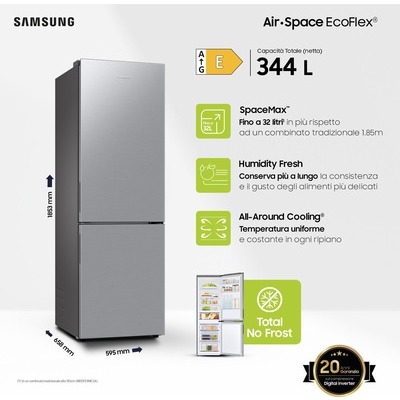 Frigorifero combinato Samsung RB33B610ESA inox