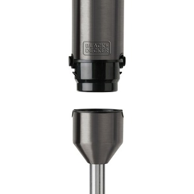 Frullatore ad immersione Black&Decker BXHBA1200E potenza 1200w con bicchiere frusta e tritatutto