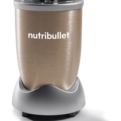 Frullatore Nutribullet Blender NB907CP potenza 900W 1 tazza da 900ml + 1 caraffa da 700ml + coperchio to-go e anello per bicchiere + anello con manico