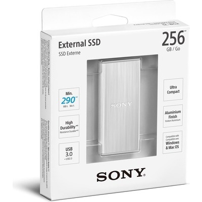 HD SSD Sony 256GB esterno 3.0 silver
