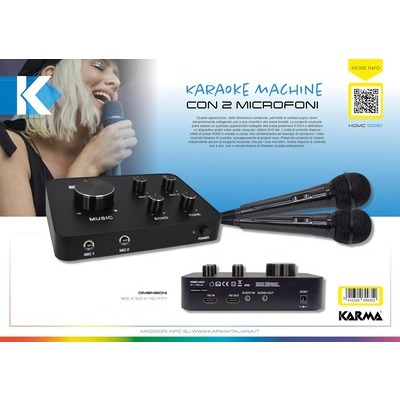 Karaoke Karma con 2 microfoni