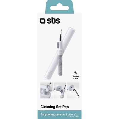 Kit di pulizia SBS con spugna, spazzolino e punta in metallo