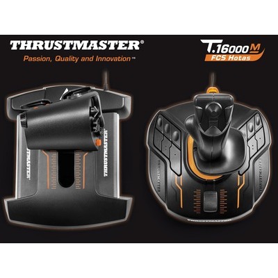 KIT Joystick Thrustmaster + Manetta T-16000M FCS Hotas