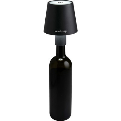 Lampada LED per bottiglia ricaricabile Innoliving INN-290B black nero