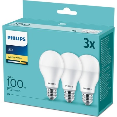 Lampadina LED discount Philips goccia 100W E27 2700K 3pz