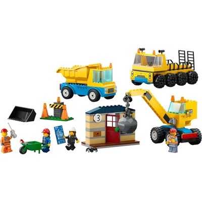 Lego City Camion da cantiere con palla da demolizione