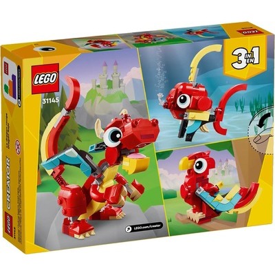Lego Creator Drago rosso