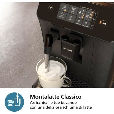 Macchina caffè espresso automatica Philips EP0820/00 black nero