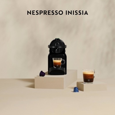 Macchina caffè Nespresso De'Longhi EN80.BAE Inissia e aeroccino nero