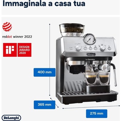 Macchina caffe' manuale De'Longhi Specialista EC9155.MB Arte