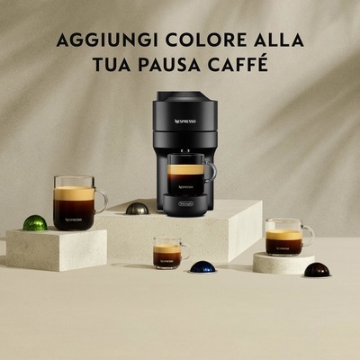 Macchina caffe' Nespresso De'Longhi Vertuo Pop ENV90.B black nero