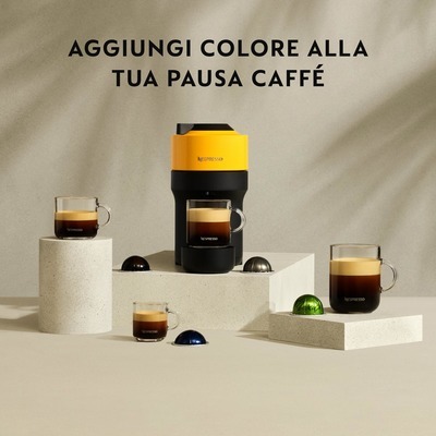 Macchina caffe' Nespresso De'Longhi Vertuo Pop ENV90.Y yellow giallo
