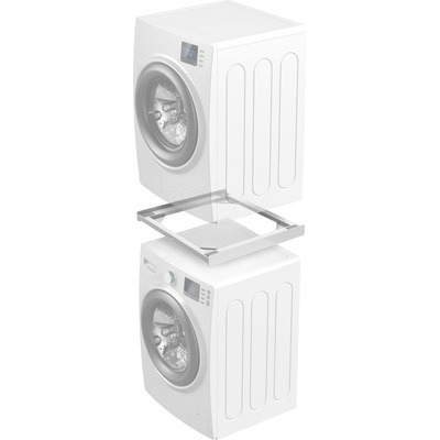 Meliconi Base Torre Style L60 kit di sovrapposizione universale per lavatrice e asciugatrice con cinghia di sicurezza.