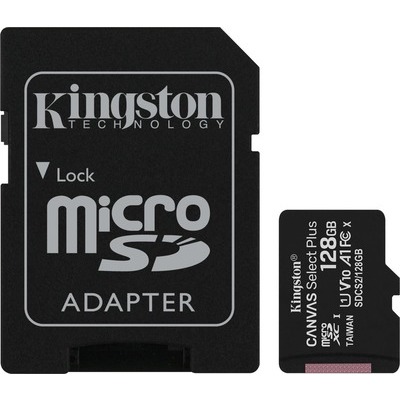 MicroSD Kingston 128GB con adattatore