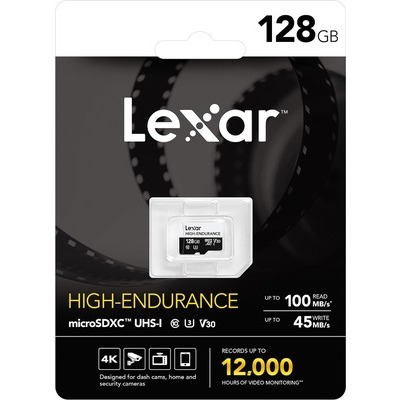 MicroSD Lexar 128GB High-Endurance