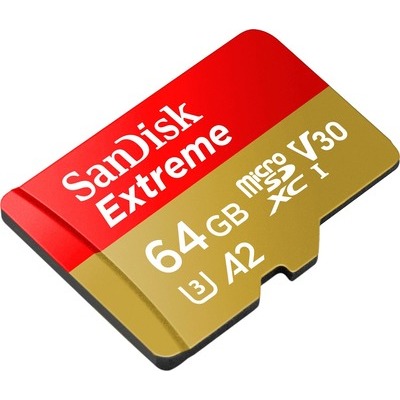 MicroSD San Disk Extreme Mobile 64GB XC con adattatore SD