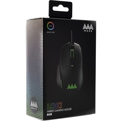 Mouse AAAmaze LOKY 7000DPI RGB Gaming con filo