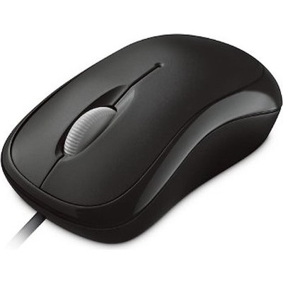 Mouse Microsoft ottico con filo basic nero