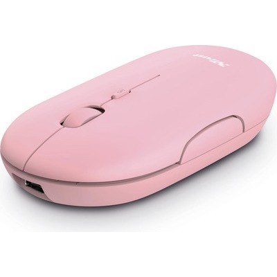 Mouse Trust PUCK piatto wireless rosa