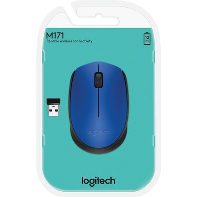 Mouse wireless Logitech M171 blu
