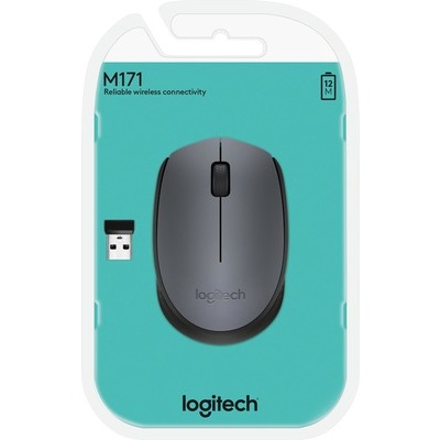 Mouse wireless Logitech M171 nero