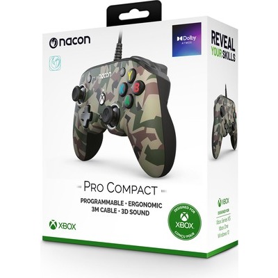 Nacon XBOX ProCompact Controller Camo Green Wired controller gaming