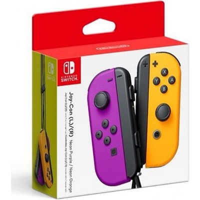 Nintendo Switch Telecomando Joy-Con viola-arancione neon (set 2 pezzi)