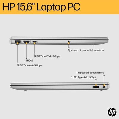 Notebook HP 15-FC0028NL silver