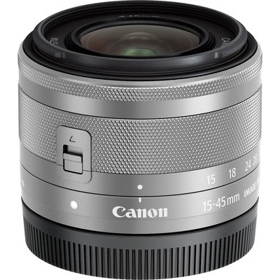 Obiettivo Canon EF-M 15-45mm F/3.5-6.3 IS STM silver