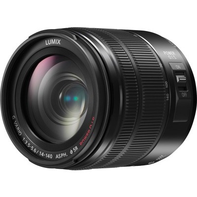 Obiettivo Panasonic Lumix G zoom 14-140mm F3.5-5.6 ASPH nero - sistema micro 4/3
