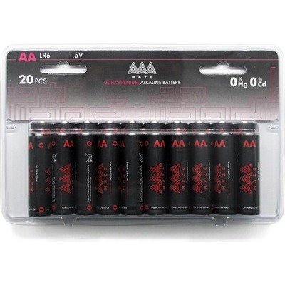 Pile AAAmaze AA Ultra Premium 20 pezzi stilo AMET0002