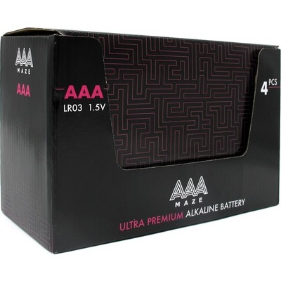 Pile alcalina AAAmaze ministilo ultra premium AAA blister 4 pezzi AMET0006