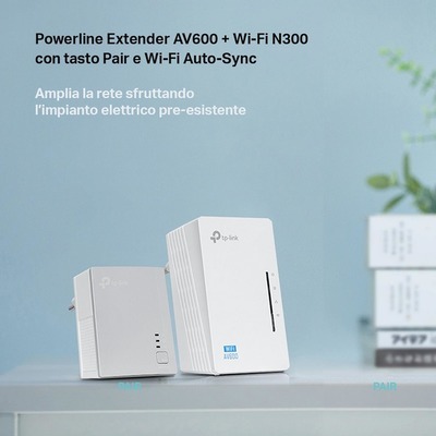 Powerline TP-Link AV600 Wi-Fi PLC starterkit