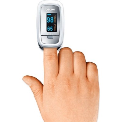 Pulsossimetro Beurer PO 30 per la misurazione della saturazione di ossigeno e della frequenza cardiaca