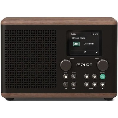 Radio PURE Classic H4 Coffe black colore nero