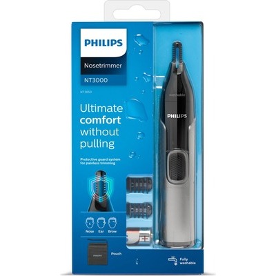 Rifinitore peli Philips NT3650/16 per sopracciglia,naso e orecchie