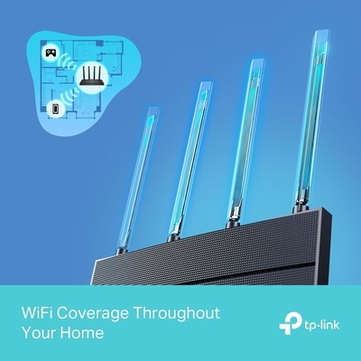 Router TP-Link AX1500 Wi-Fi 6 Gigabit nero