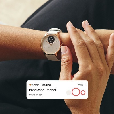 Scanwatch Light Withings diametro 37mm light rose gold