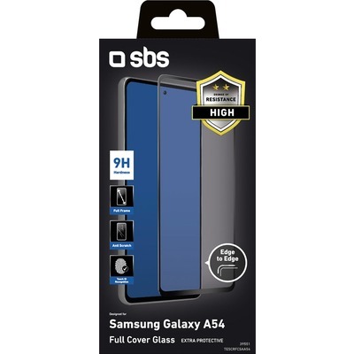 Screen protector full cover SBS in vetro temperato per Samsung Galaxy A54