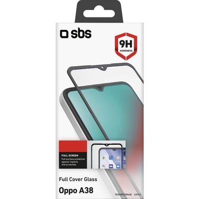 Screen protector SBS full cover vetro temperato per Oppo A38