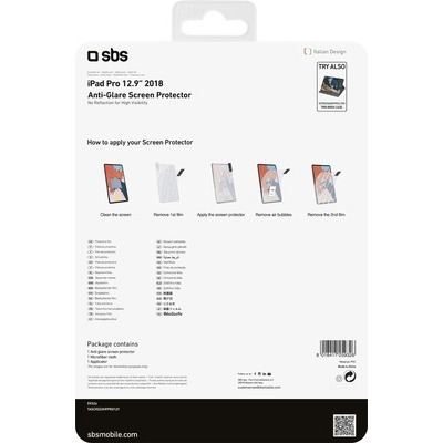Screen protector SBS per iPad Pro 12,9