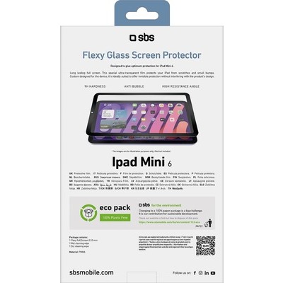 Screenprotector Nano SBS glass per iPad Mini 6 trasparente