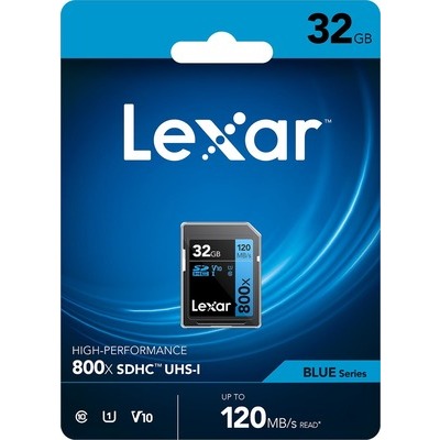 SD Lexar 800X 32GB SDHC