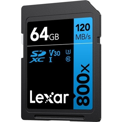 SD Lexar 800X 64GB SDHC