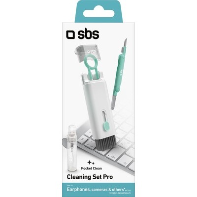 Set per pulizia SBS multifunzione auricolari, spazzolino, schermo, penna e cotone