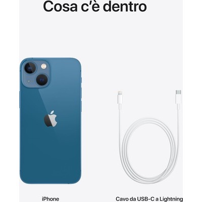 Smartphone Apple iPhone 13 Mini 512GB blu