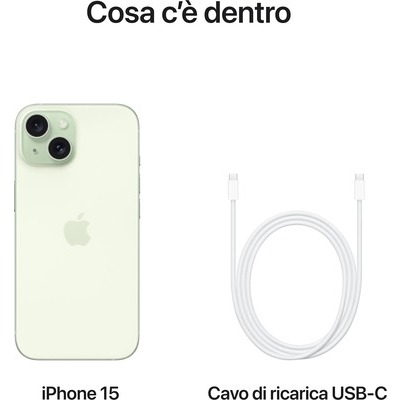 Smartphone Apple iPhone 15 128GB Green verde